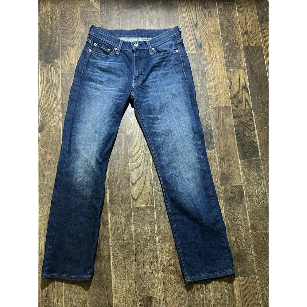 Levis 514 Straight Fit Mens Jeans Blue Medium Wash Denim 30x30 Stretch Pant